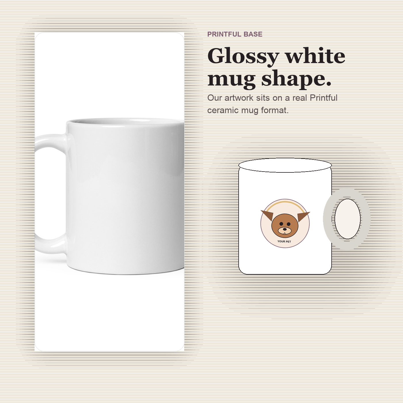 Custom Pet Portrait Mug preview 2