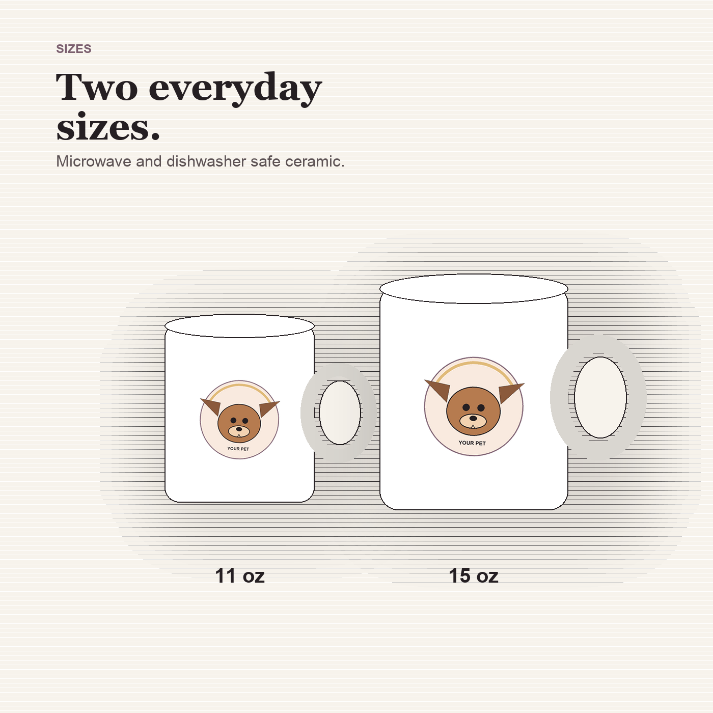 Custom Pet Portrait Mug preview 3