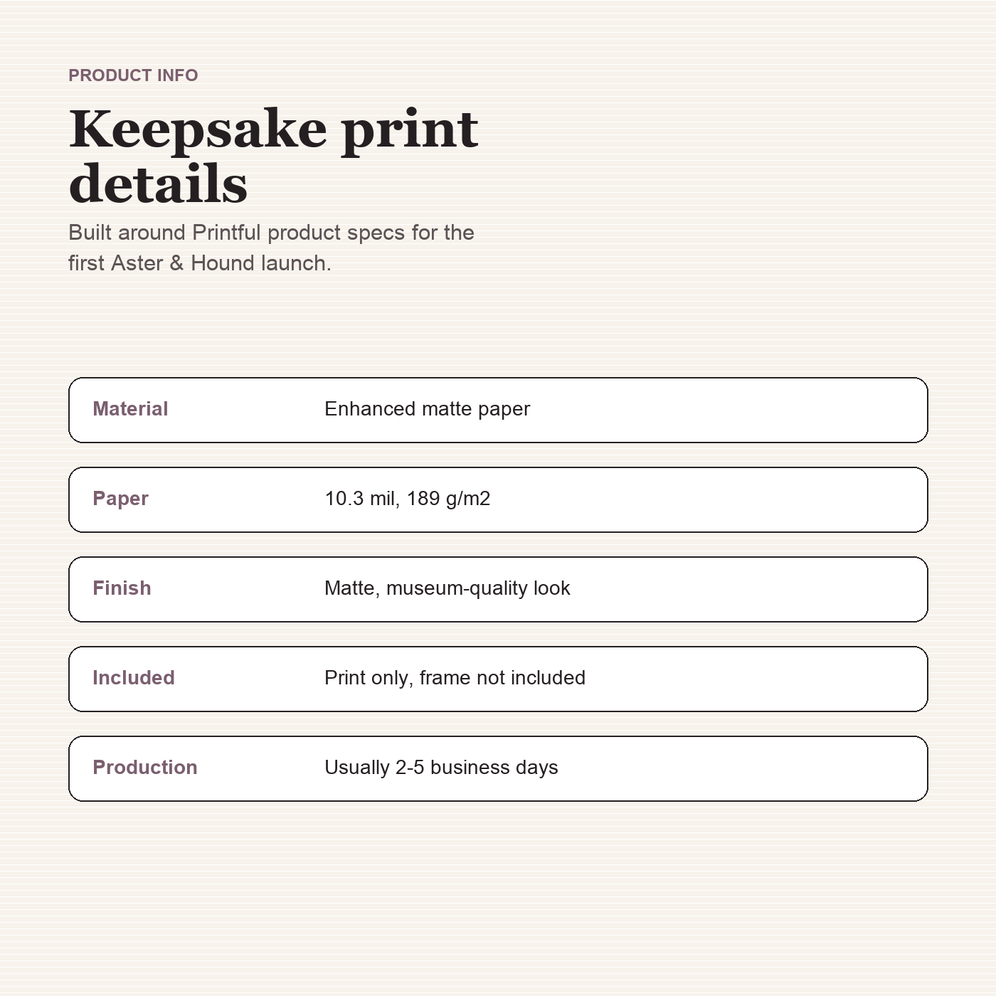 Custom Pet Portrait Keepsake Print preview 5